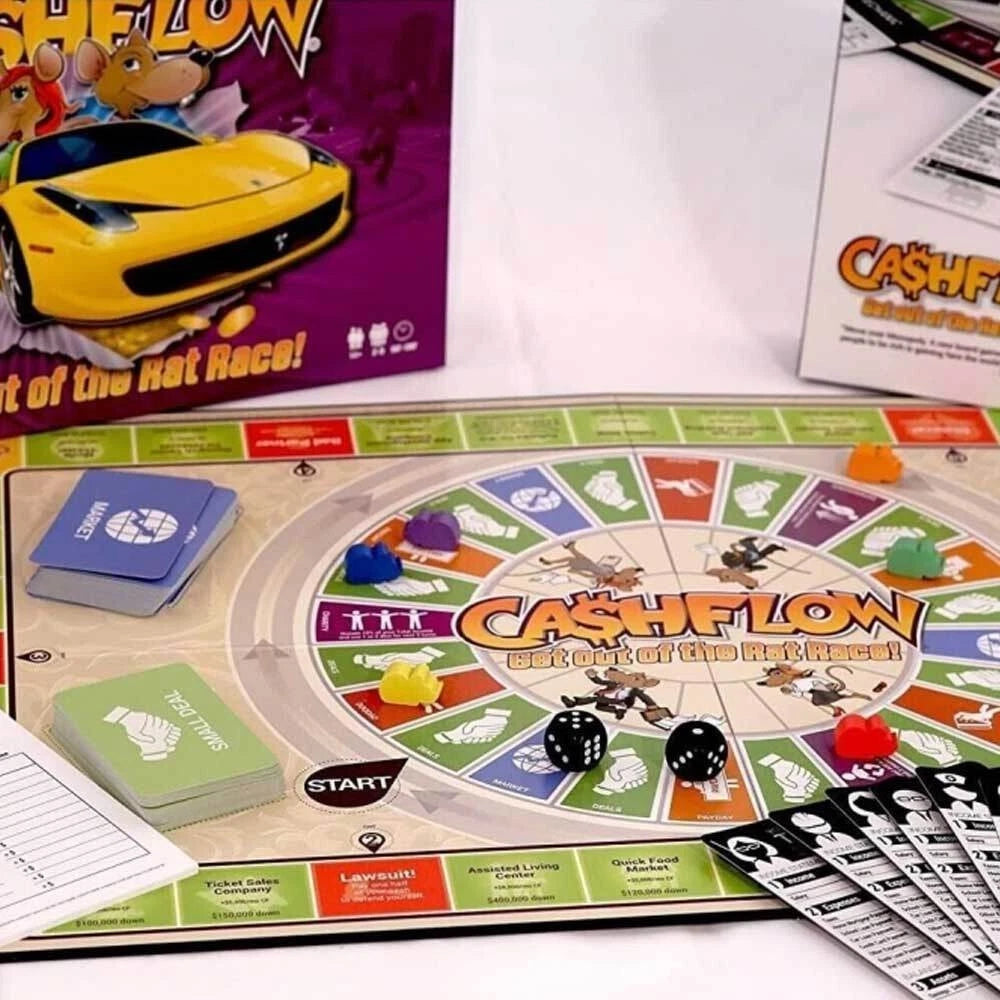 Cashflow Board Game, Rich Dad Investment Game Cashflow Board Game, Rich Dad Investment Game